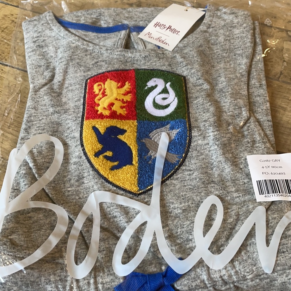 Mini Boden Hogwarts Crest Dress - Picture 4 of 4